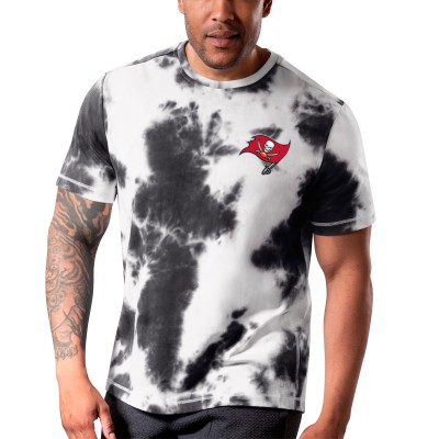 Футболка Tampa Bay Buccaneers MSX by Michael Strahan Freestyle Tie-Dye - Black