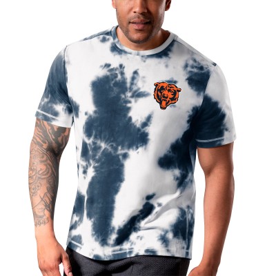 Футболка Chicago Bears MSX by Michael Strahan Freestyle Tie-Dye - Navy