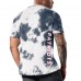 Футболка New England Patriots MSX by Michael Strahan Freestyle Tie-Dye - Navy