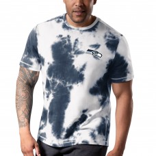 Футболка Seattle Seahawks MSX by Michael Strahan Freestyle Tie-Dye - College Navy