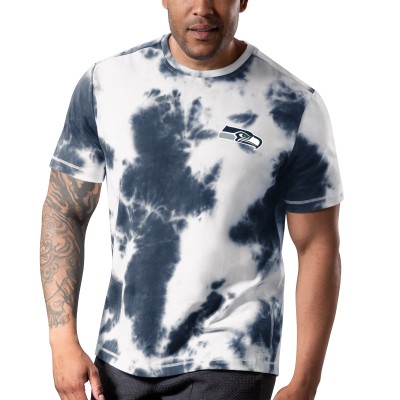 Футболка Seattle Seahawks MSX by Michael Strahan Freestyle Tie-Dye - College Navy