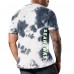 Футболка Seattle Seahawks MSX by Michael Strahan Freestyle Tie-Dye - College Navy