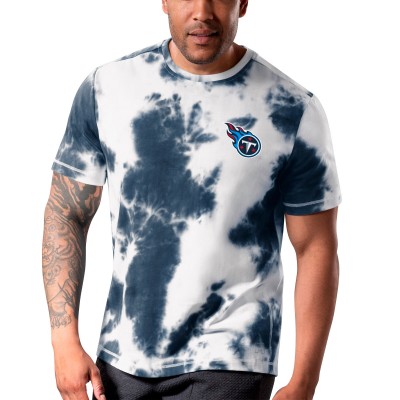 Галстук Футболка Tennessee Titans MSX by Michael Strahan Freestyle-Dye - Navy