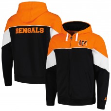 Толстовка на молнии Cincinnati Bengals Starter Running Back - Black/Orange