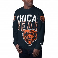 Футболка с длинным рукавом Chicago Bears Starter Clutch Hit - Navy