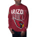 Футболка с длинным рукавом Arizona Cardinals Starter Cardinal Clutch Hit Футболка с длинным рукавом Arizona Cardinals Starter Cardinal Clutch Hit