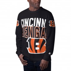Cincinnati Bengals Starter Black Clutch Hit Long Sleeve T-Shirt