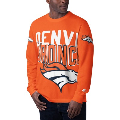 Футболка с длинным рукавом Denver Broncos Starter Clutch Hit - Orange