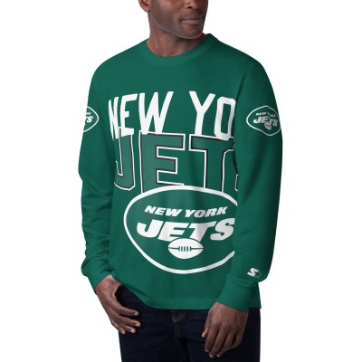 Футболка с длинным рукавом New York Jets Starter Clutch Hit - Green