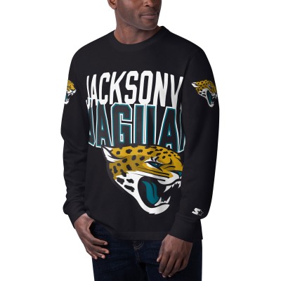 Футболка с длинным рукавом Jacksonville Jaguars Starter Clutch Hit - Black
