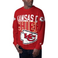 Kansas City Chiefs Starter Red Clutch Hit Long Sleeve T-Shirt