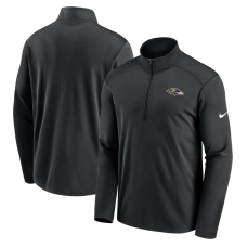Baltimore Ravens Nike Black Pacer Dri-FIT Half-Zip Pullover Baltimore Ravens Nike Black Pacer Dri-FIT Half-Zip Pullover