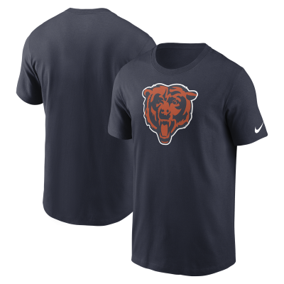 Футболка Chicago Bears Nike Navy Logo Drop