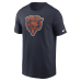 Футболка Chicago Bears Nike Navy Logo Drop