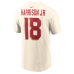 Футболка Marvin Harrison Jr. Arizona Cardinals Nike Rivalries Collection Name & Number - Natural