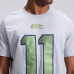 Футболка Jaxon Smith-Njigba Seattle Seahawks Nike Rivalries Collection Name & Number - Wolf Gray