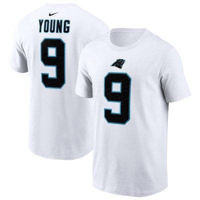 Футболка с номером Bryce Young Carolina Panthers Nike 2023 NFL Draft First Round Pick - White
