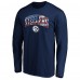 Pittsburgh Steelers Navy Banner Wave Long Sleeve T-Shirt