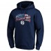 Pittsburgh Steelers Navy Banner Wave Pullover Hoodie