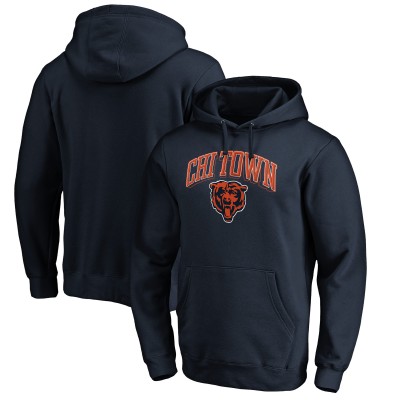 Толстовка Chicago Bears Navy Hometown Collection Chi Town