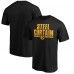 Футболка Pittsburgh Steelers Black Hometown Collection Steel Curtain