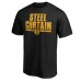 Футболка Pittsburgh Steelers Black Hometown Collection Steel Curtain