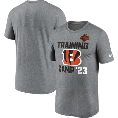 Футболка Cincinnati Bengals Nike 2023 Training Camp Essential Legend - Heather Gray