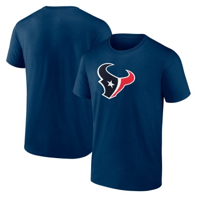 Футболка Houston Texans Fanatics Navy Primary Logo