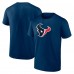 Футболка Houston Texans Fanatics Navy Primary Logo