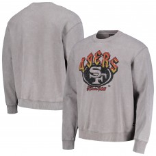 Кофта San Francisco 49ers The Wild Collective Unisex Distressed - Gray
