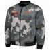 Бомбер Chicago Bears The Wild Collective Unisex Camo - Gray