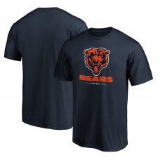 Футболка Chicago Bears Navy Team Lockup Футболка Chicago Bears Navy Team Lockup