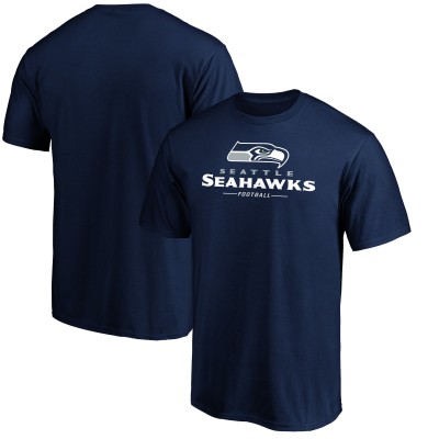 Футболка Seattle Seahawks Team Lockup - College Navy