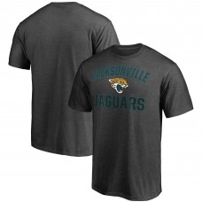 Jacksonville Jaguars Fanatics Heather Charcoal Victory Arch T-Shirt