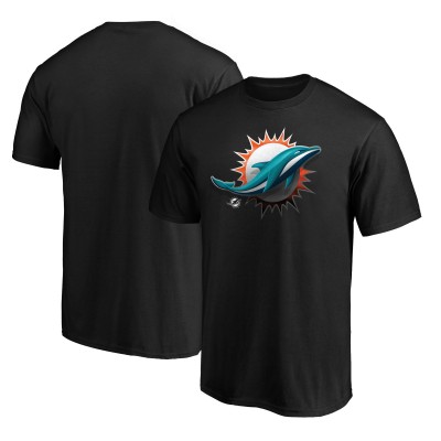 Футболка Miami Dolphins Midnight Mascot - Black