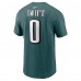 Футболка с номером DAndre Swift Philadelphia Eagles Nike - Midnight Green