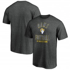 Los Angeles Rams Nickname Arc T-Shirt - Charcoal Los Angeles Rams Nickname Arc T-Shirt - Charcoal
