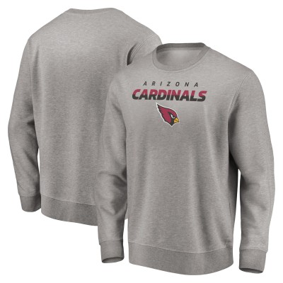 Arizona Cardinals Gray Elevate Play Pullover Sweatshirt