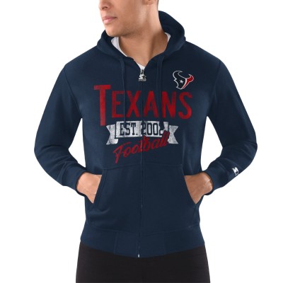 Толстовка на молнии Houston Texans Starter Domestic Post Season - Navy