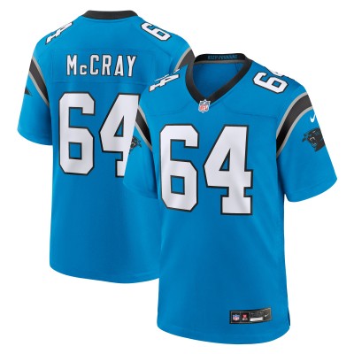 Игровая джерси Justin McCray Carolina Panthers Nike Alternate - Blue