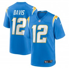 Los Angeles Chargers Derius Davis Nike Powder Blue Team Game Jersey