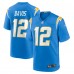 Los Angeles Chargers Derius Davis Nike Powder Blue Team Game Jersey Los Angeles Chargers Derius Davis Nike Powder Blue Team Game Jersey