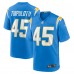 Игровая джерси Tuli Tuipulotu Los Angeles Chargers Nike Team - Powder Blue