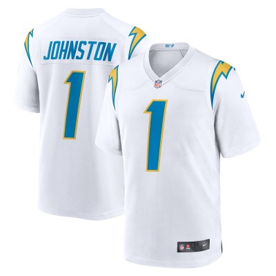 Игровая джерси Quentin Johnston Los Angeles Chargers Nike Away Game - White