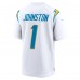 Игровая джерси Quentin Johnston Los Angeles Chargers Nike Away Game - White