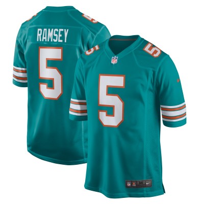 Игровая джерси Jalen Ramsey Miami Dolphins Nike Alternate - Aqua