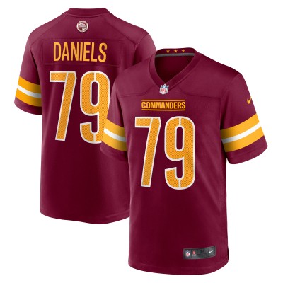 Игровая джерси Braeden Daniels Washington Commanders Nike Team - Burgundy