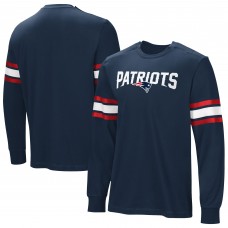 Футболка New England Patriots Hands Off Long Sleeve Adaptive - Navy