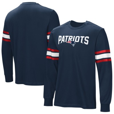 Футболка New England Patriots Hands Off Long Sleeve Adaptive - Navy