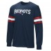 Футболка New England Patriots Hands Off Long Sleeve Adaptive - Navy